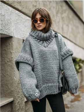 Marisse | Gebreide Oversized Trui Dames | Cozy & Stijlvolle Knit Voor Herfst/Winter
