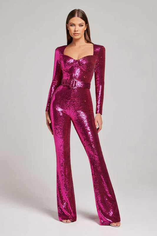 VIOLET | Festival Pailletten Jumpsuit Voor Dames