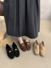 Ella| Dames Suède Loafers – Lichtgewicht, Klassiek & Comfortabel