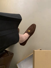 Ella| Dames Suède Loafers – Lichtgewicht, Klassiek & Comfortabel