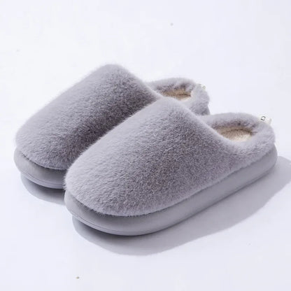 Noa | Bont Pantoffels Dames | Warme & Zachte Sloffen Voor Winter Comfort