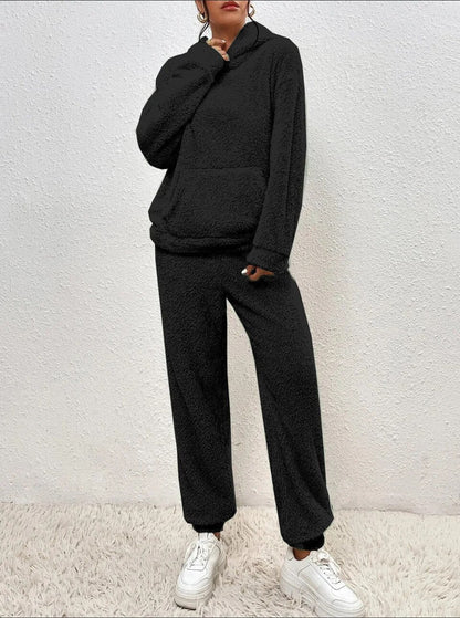 Joan | Comfy Huispak Dames Teddy Fleece | Warme 2-Delige Set Voor Herfst & Winter