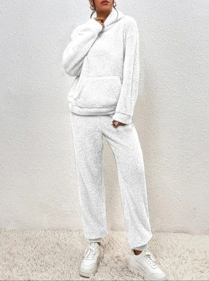 Joan | Comfy Huispak Dames Teddy Fleece | Warme 2-Delige Set Voor Herfst & Winter