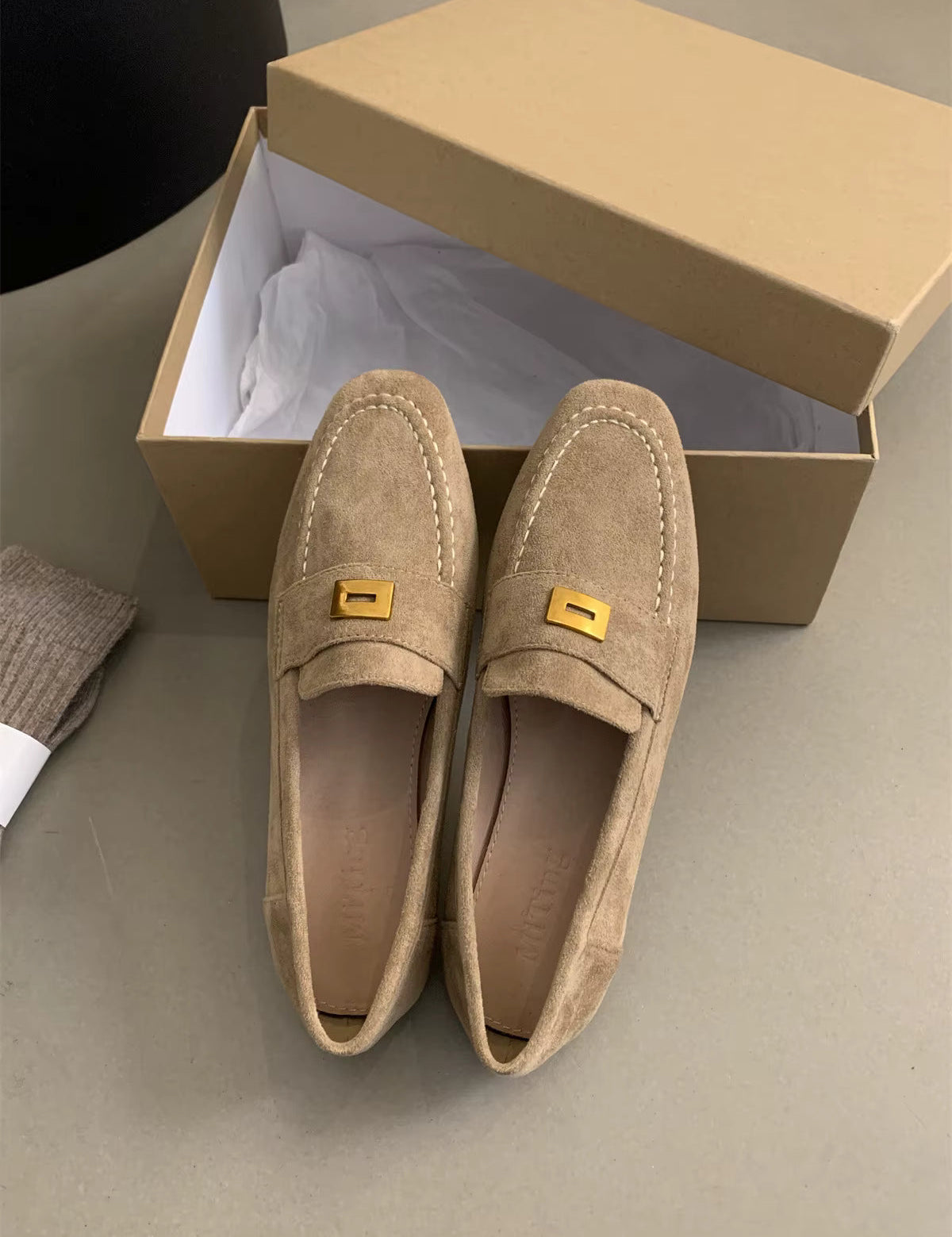 Ella| Dames Suède Loafers – Lichtgewicht, Klassiek & Comfortabel