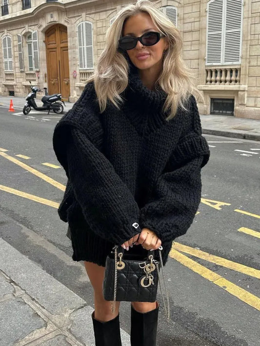 Nova | Gebreide Oversized Trui Dames | Comfortabele & Warme Knit Voor Herfst/Winter