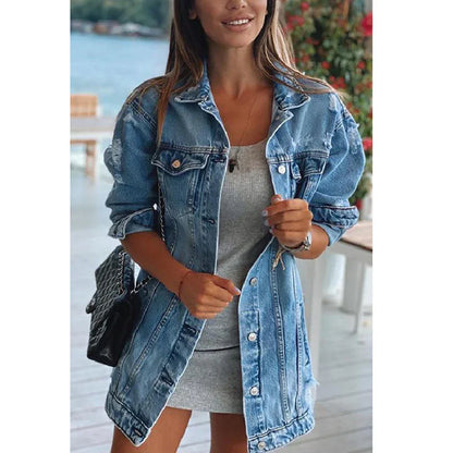 ISABELLE | Trendy Dames Spijkerjas Oversized Fit