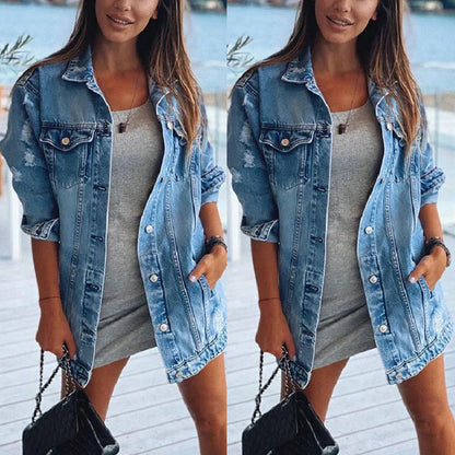 ISABELLE | Trendy Dames Spijkerjas Oversized Fit