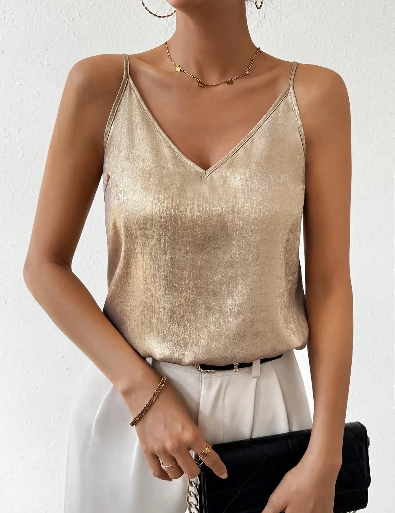 Isabelle | V-hals top met comfortabele pasvorm