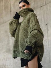 Nova | Gebreide Oversized Trui Dames | Comfortabele & Warme Knit Voor Herfst/Winter