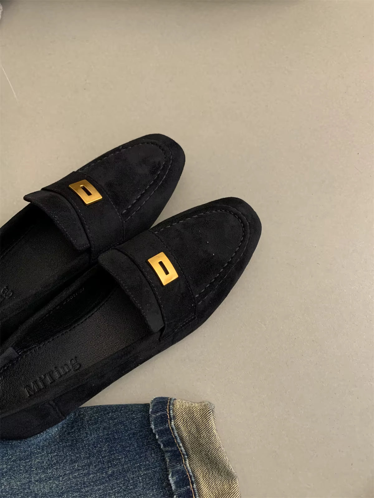 Ella| Dames Suède Loafers – Lichtgewicht, Klassiek & Comfortabel