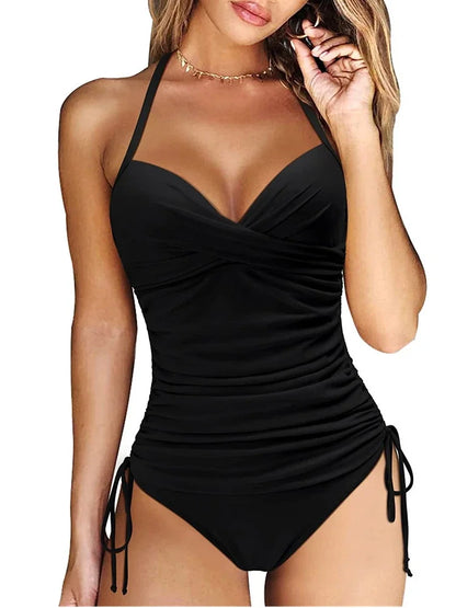 LILLY | Gestreepte tankini set met short | Perfect voor Strand & Zwembad