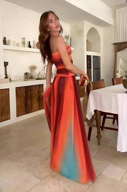 LIV | Sweetheart Maxi Dress – Vurig, Unieke & Verleidelijk