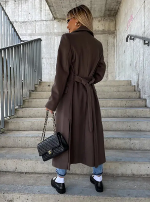 Noelle | Trenchcoat Dames Winter | Warme Jas met Ceintuur & Klassieke Pasvorm