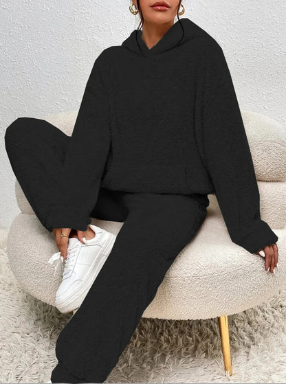 Joan | Comfy Huispak Dames Teddy Fleece | Warme 2-Delige Set Voor Herfst & Winter