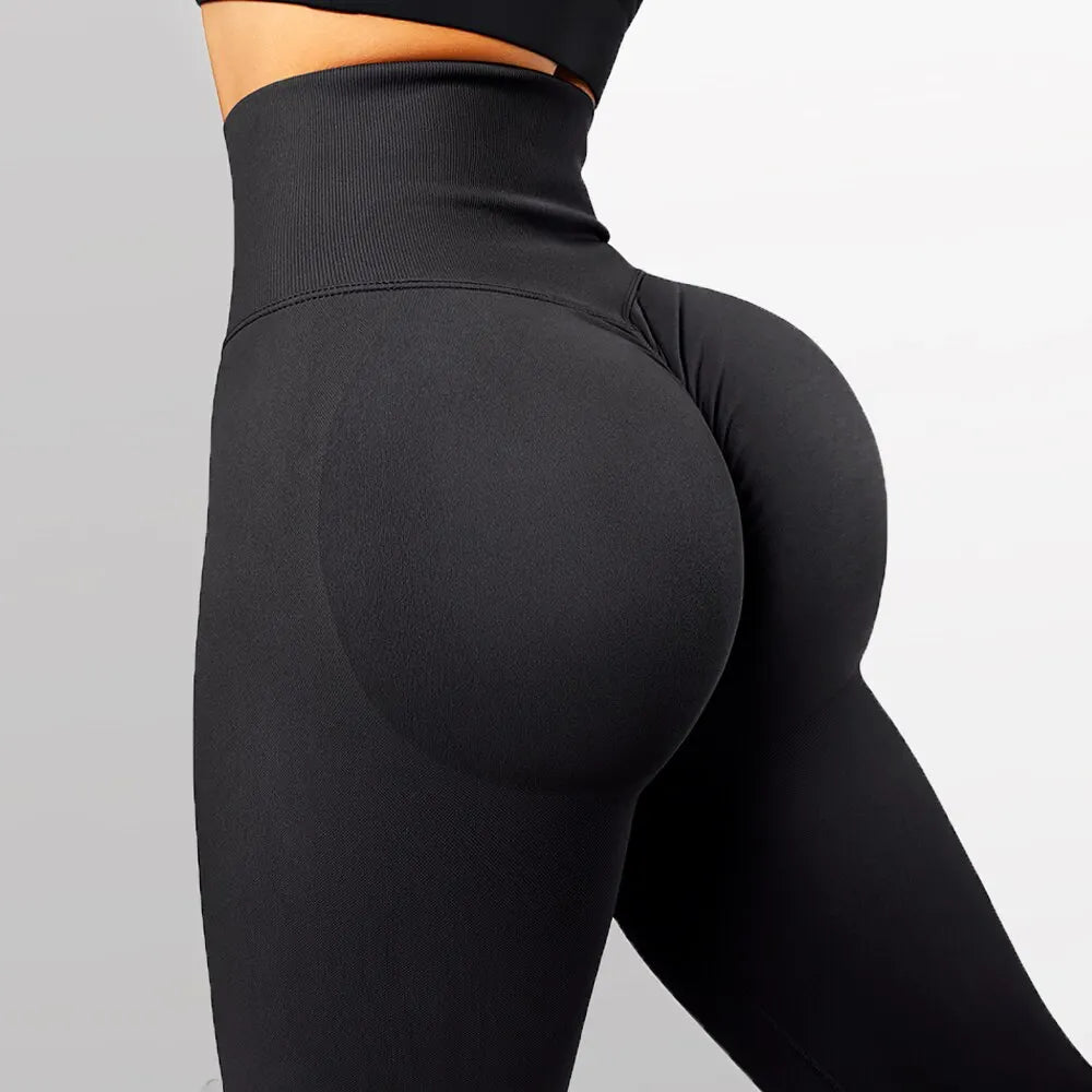 Faye | Dames Naadloze Sportlegging – Hoge Taille, Comfortabele Stretch & Flatterende Pasvorm