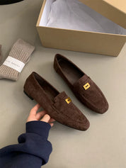 Ella| Dames Suède Loafers – Lichtgewicht, Klassiek & Comfortabel