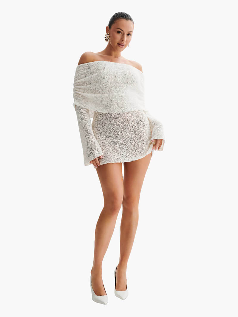 Noëlle | Off-Shoulder Mini Jurk