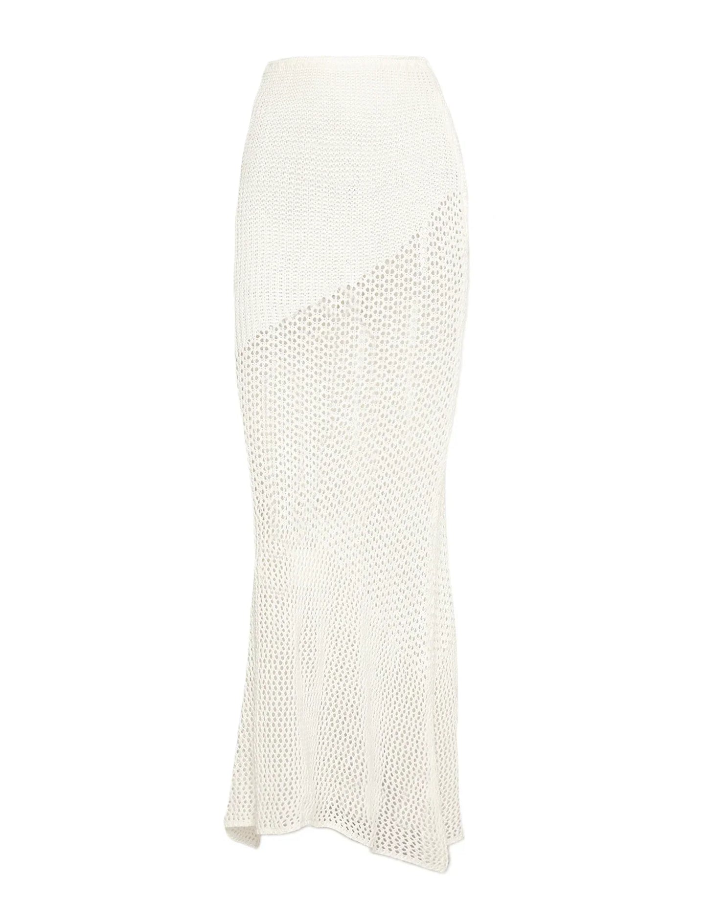 AVA | Gebreide zomerset met top en rok