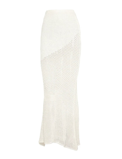 AVA | Gebreide zomerset met top en rok