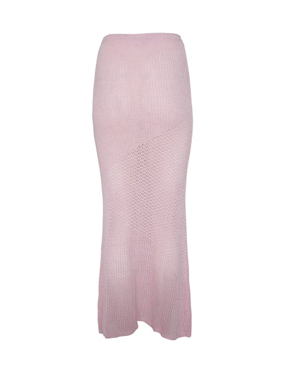 AVA | Gebreide zomerset met top en rok