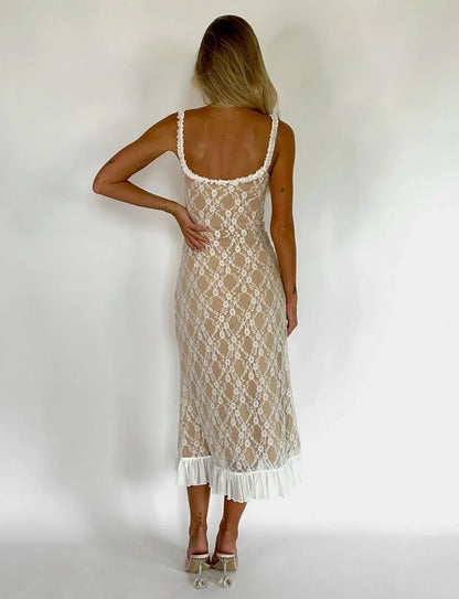 ISABELLE | Noir Élancé Maxi Jurk