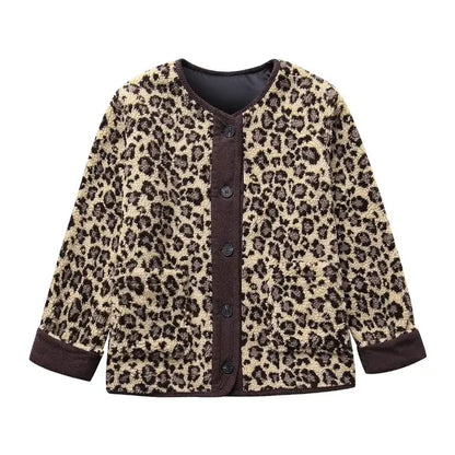 Dames Oversized Vest met Luipaardprint | Trendy & Comfortabel