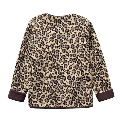 Dames Oversized Vest met Luipaardprint | Trendy & Comfortabel
