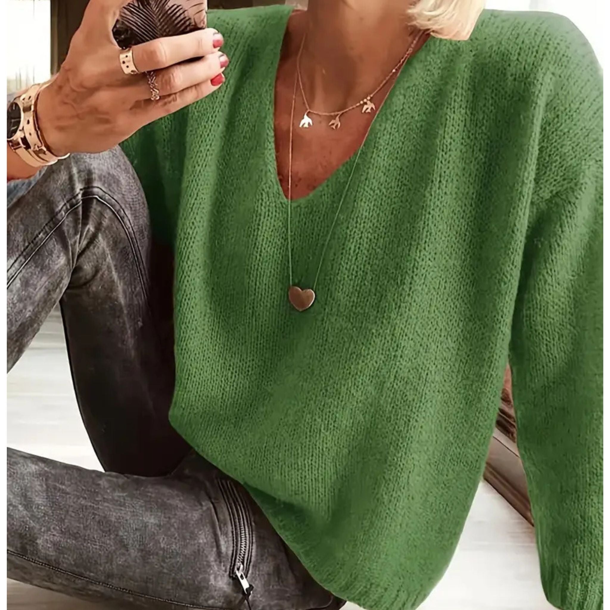 Winterjas Dames | Gewatteerde Jas met Knopen & Warme Voering