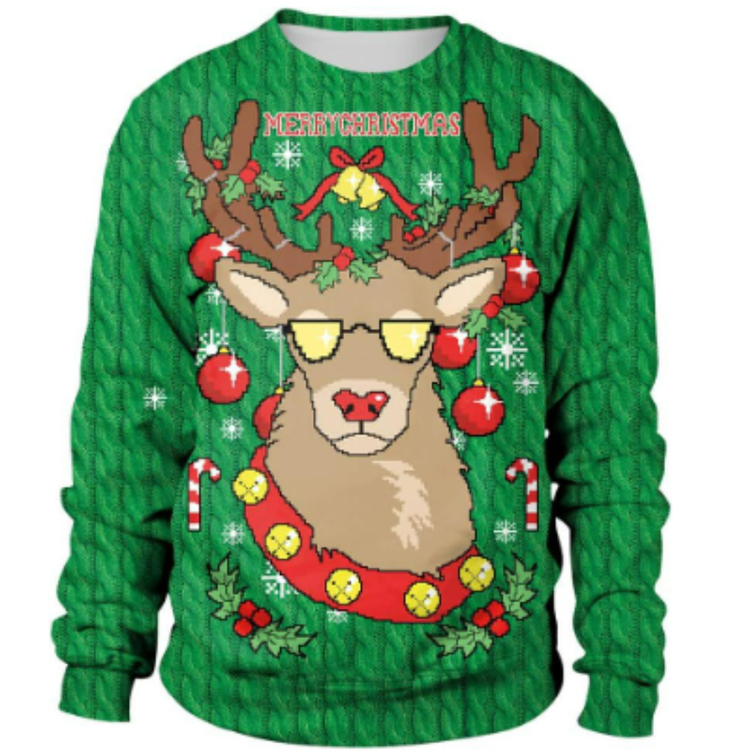 Noor | Dames Kersttrui Gebreid – Warme Winter Christmas Sweater