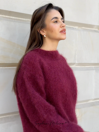 Mira Dames Trui met Ronde Hals | Minimalistisch, Warm & Veelzijdig