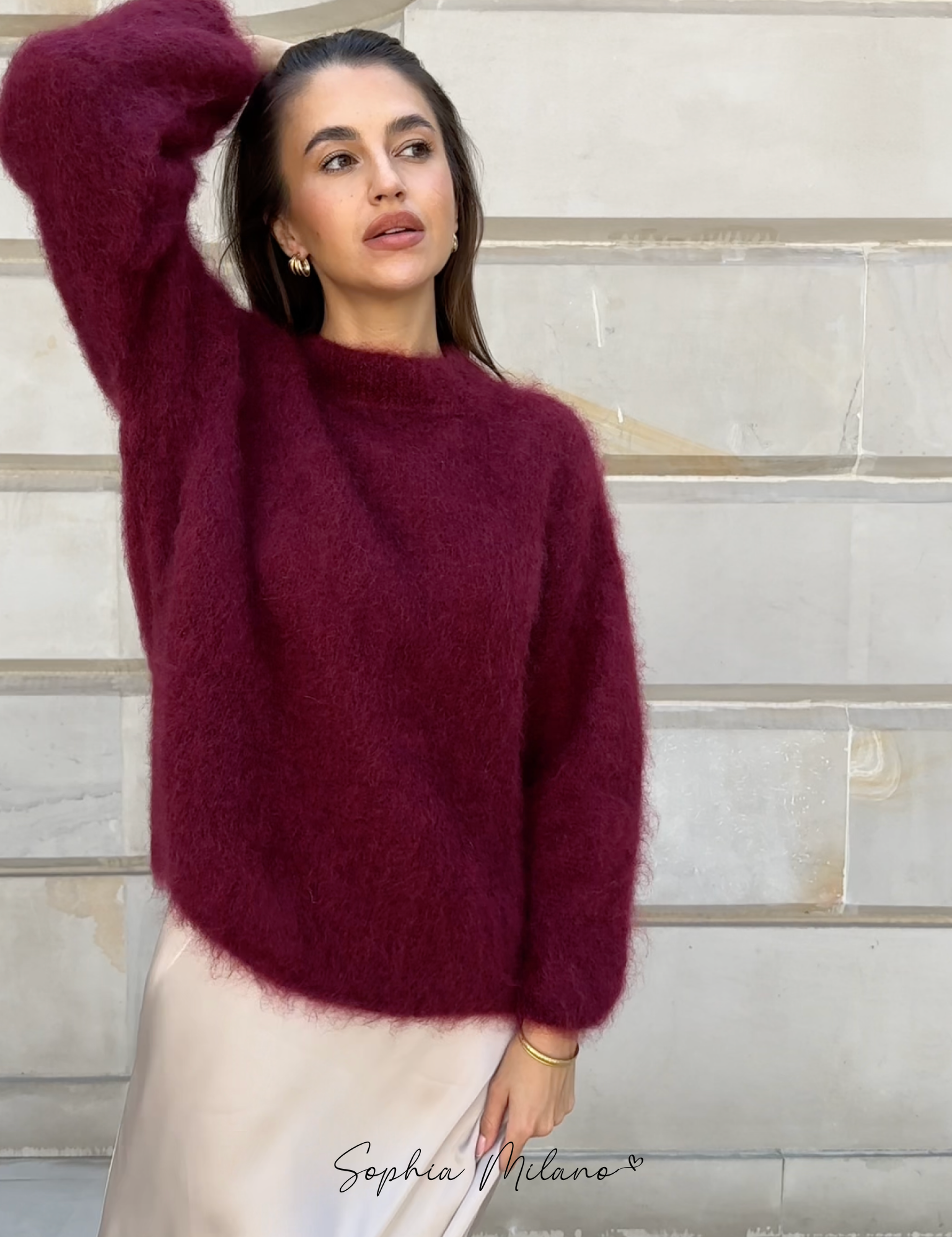 Mira Dames Trui met Ronde Hals | Minimalistisch, Warm & Veelzijdig