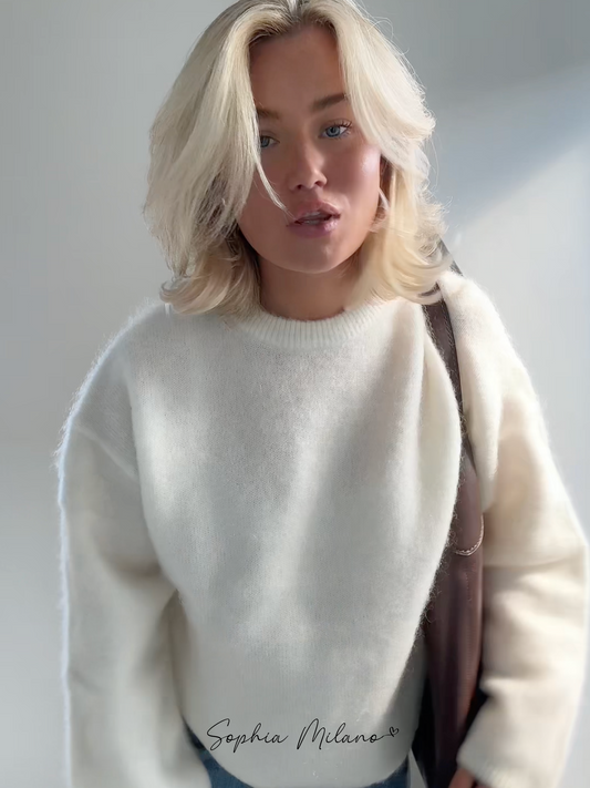 Mira Dames Trui met Ronde Hals | Minimalistisch, Warm & Veelzijdig