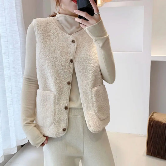 Frederique | Warm Gebreid Vest Dames | Stijlvol Cardigan Voor Koude Dagen