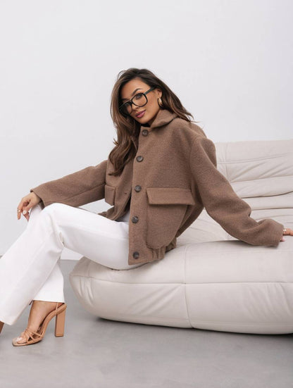 Mila Warme Teddy Jas Dames | Luxueuze Winter Must-Have Met Comfort
