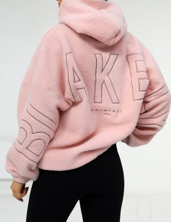 Loïs | Dames Teddy Hoodie – Oversized, Warm & Iconische 90s Streetstyle Look