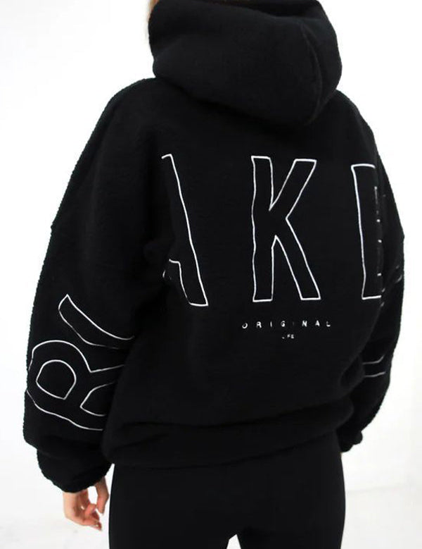 Loïs | Dames Teddy Hoodie – Oversized, Warm & Iconische 90s Streetstyle Look