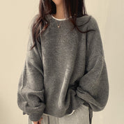 Oversized Trui Dames | Gebreide Zachte Trui met Relaxte Fit