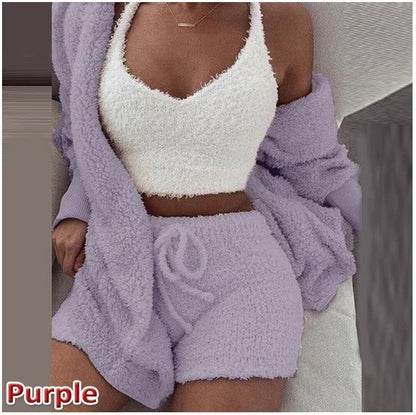 Mila | Gebreide 3-Delige Winterset Dames | Luxe & Warme Loungewear