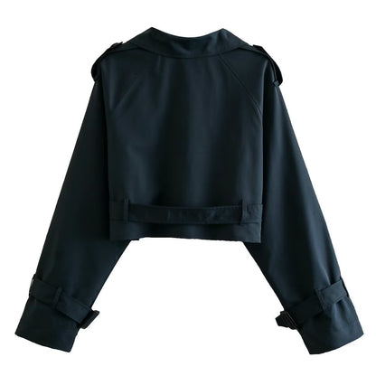 Amélie | Trenchcoat met korte lengte en stijl