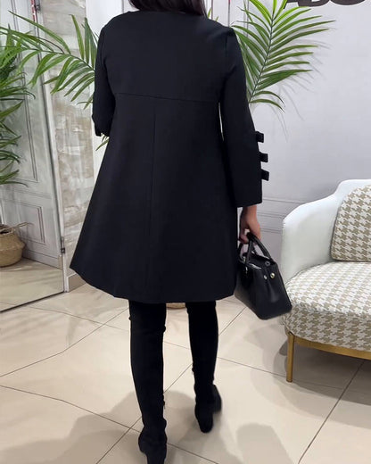 Lizz | Basic Casual Jurk Dames | Stijlvolle Lange Mouwen Jurk Voor Elke Dag