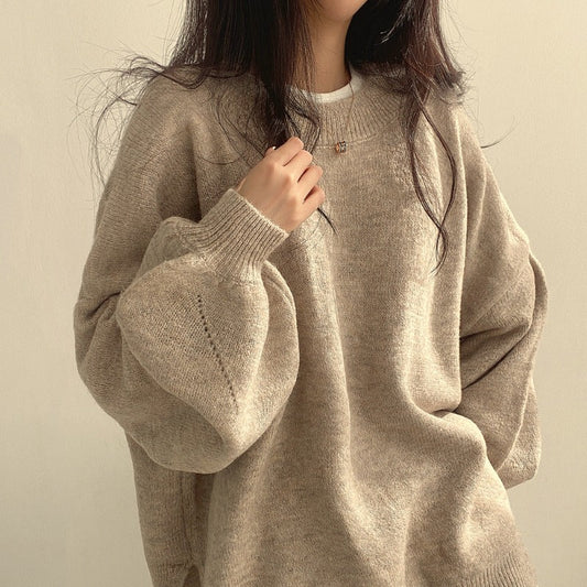 Oversized Trui Dames | Gebreide Zachte Trui met Relaxte Fit