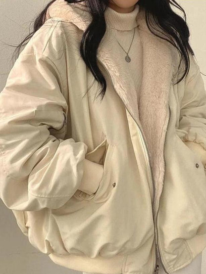 Yael | Oversized Jas Dames | Trendy Winterjas Met Zachte Warme Voering