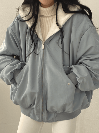 Yael | Oversized Jas Dames | Trendy Winterjas Met Zachte Warme Voering