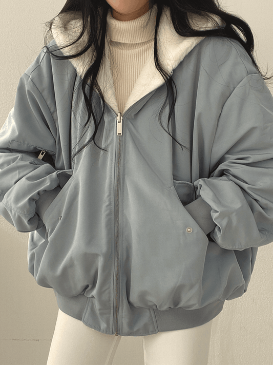 Yael | Oversized Jas Dames | Trendy Winterjas Met Zachte Warme Voering