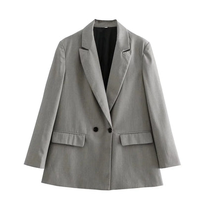 Lolo | Blazer Dames Elegant | Trendy Colbert Met Zakken Voor Werk & Casual