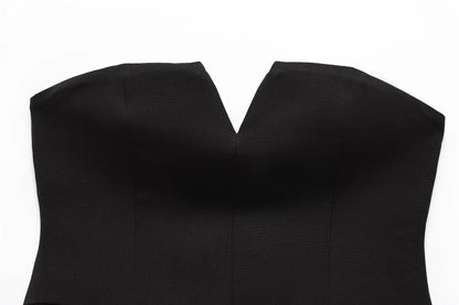 Sofia | Luxe Strapless Dames Top Met V-Hals En Antislip Detail – Elegant, Comfortabel & Blijft Perfect Zitten