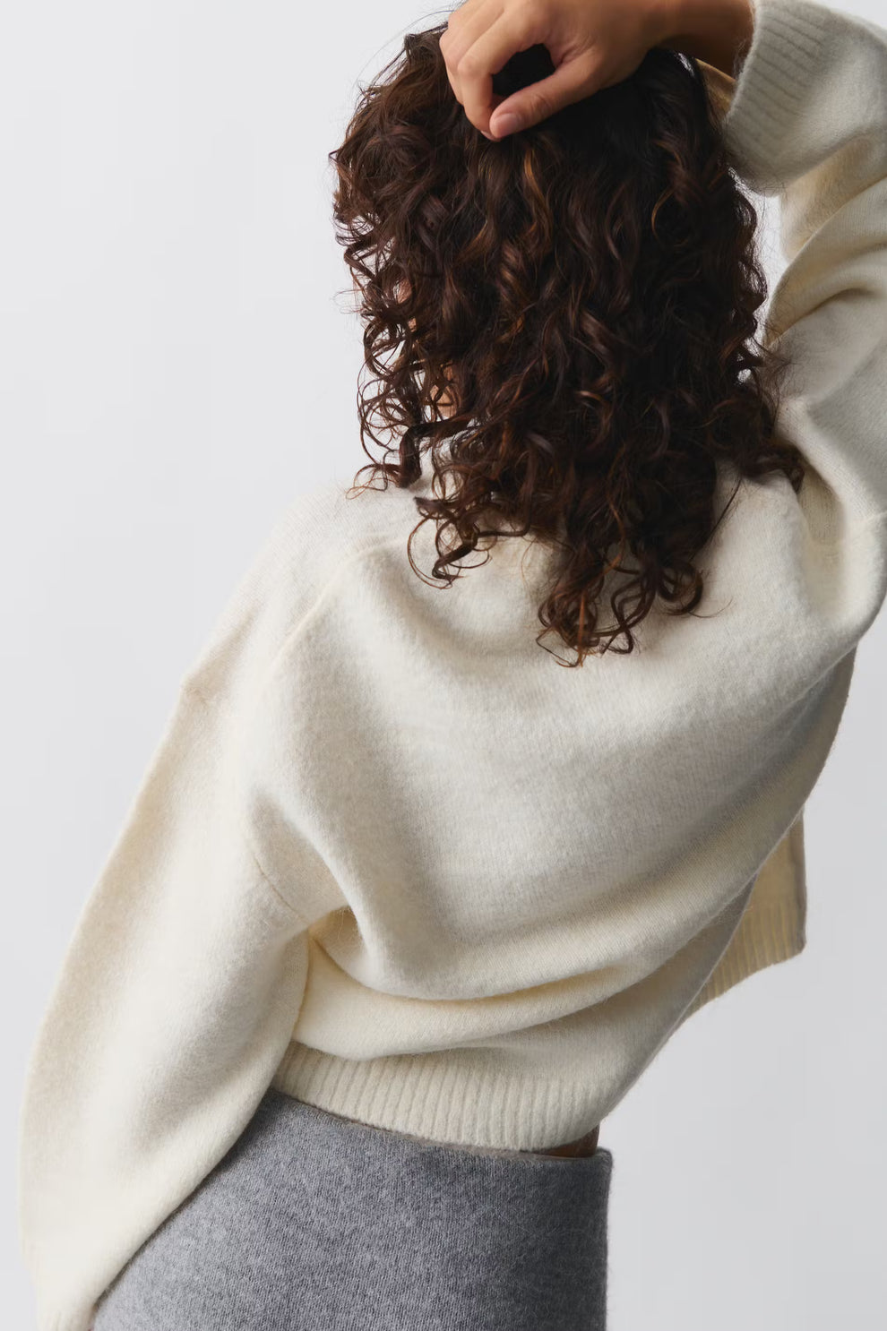 Oversized Trui Dames | Gebreide Zachte Trui met Ronde Hals