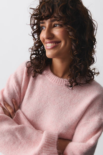 Oversized Trui Dames | Gebreide Zachte Trui met Ronde Hals