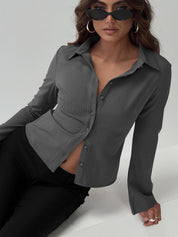 MAE | Flared Cuff Blouse – Tijdloos en makkelijk te stylen