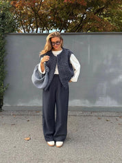 Dames Vest van Luxe Mohairmix | Zacht, Warm & Ruimvallende Pasvorm